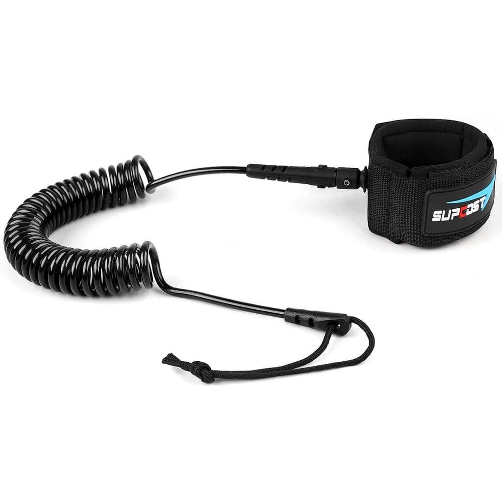 Leash para Prancha de Surf de 10 pés, Leash para Prancha de Paddle em Uretano Espesso de 5,5mm/7,0mm. Corda de segurança