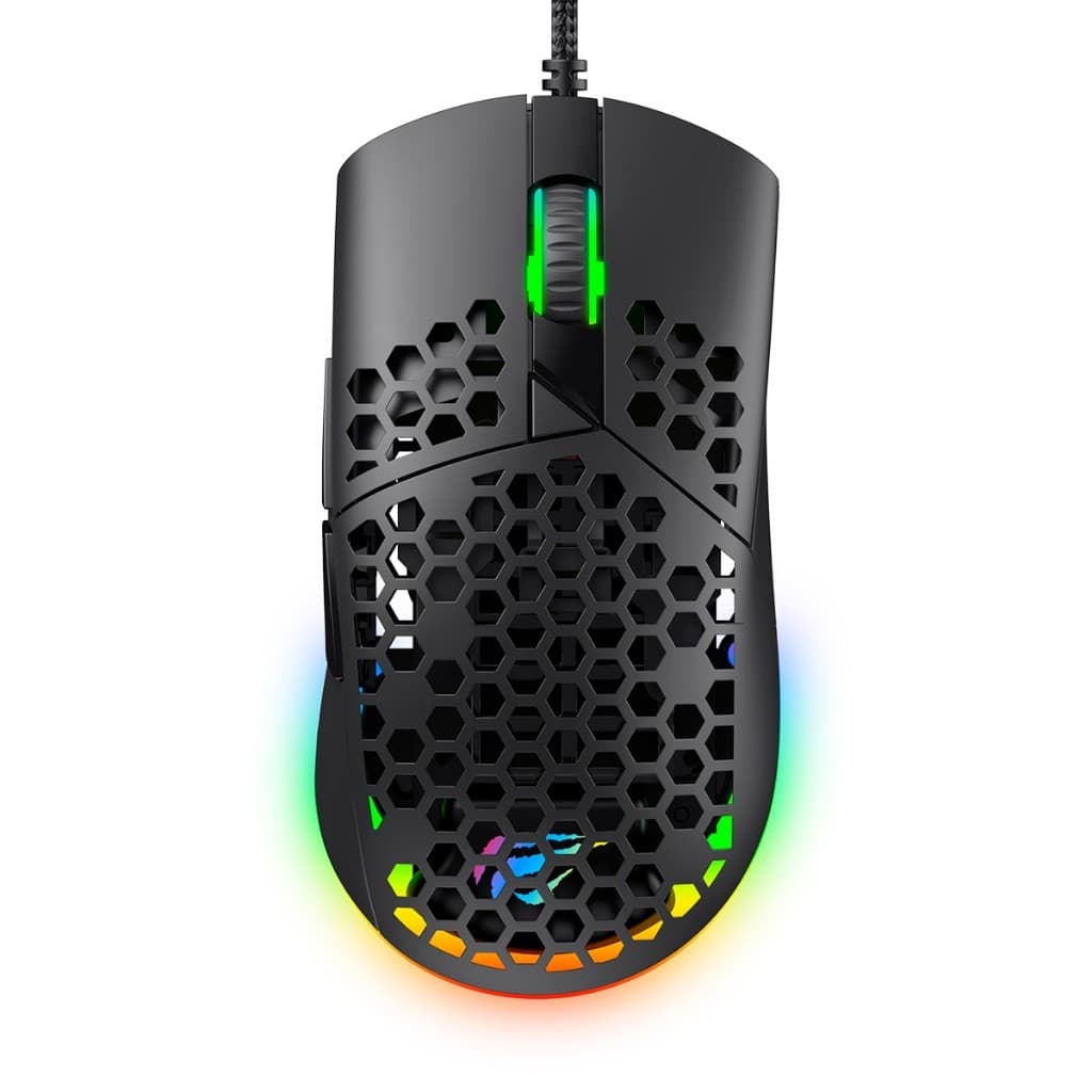 Mouse Gamer Havit MS1036 7200 DPI 7 Botões RGB Cor Preto