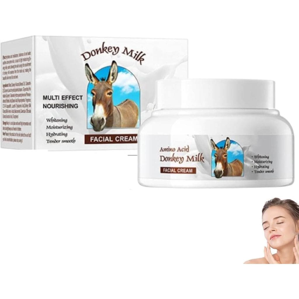 Creme de Burro, Loção Corporal Orgânica, Hidratante Facial para Mulheres, Creme Facial para Mulheres, Cuidados Naturais