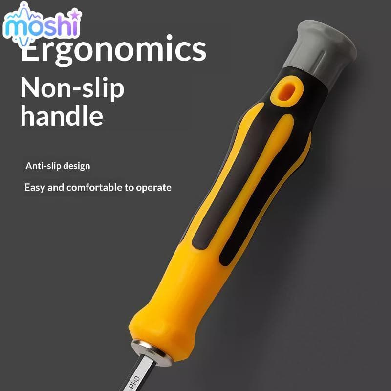 MOSHI Mini Conjunto De Chave De Fenda 12 Em 1 Kit De Ferramentas De Reparo De Precisão De Tamanho Poeta Com Bits Entalha
