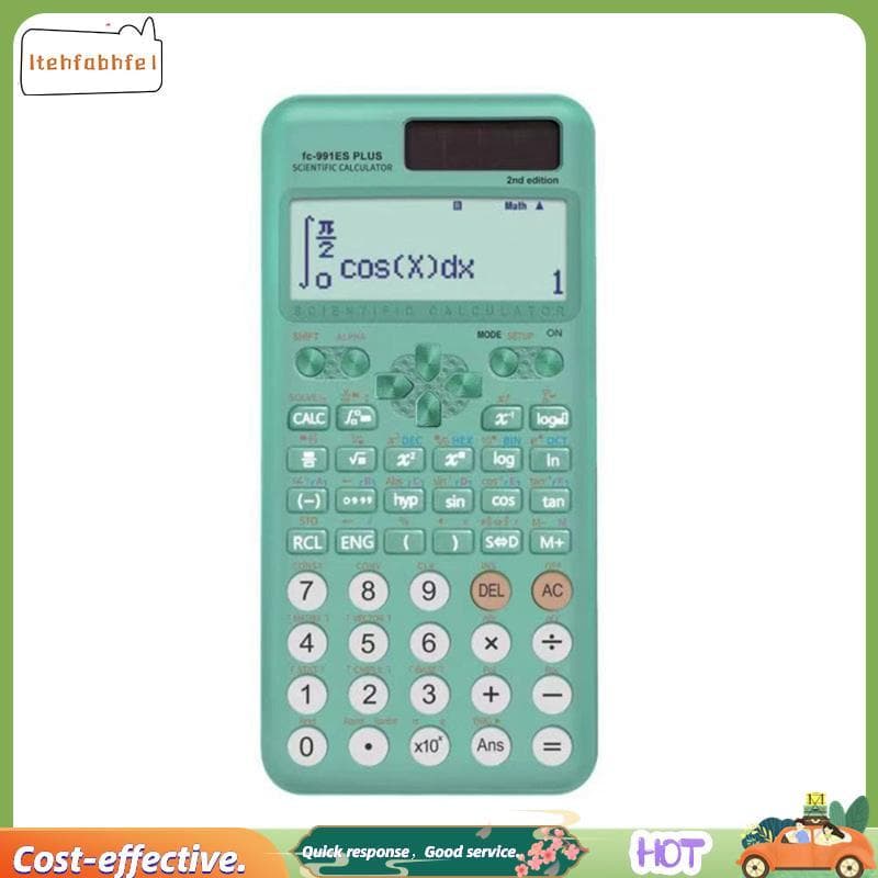 Para Alunos E Professores Da Escola 417 Funções Movidos A Energia Solar 991ES PLUS-2a Calculadora Científica D