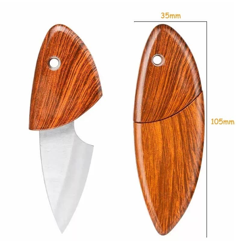 Faca Mini Aço Inox com Bainha 1 2 ou 3 Peças Faca de Frutas Camping Pesca Caça Churrasco Piquenique Multiuso