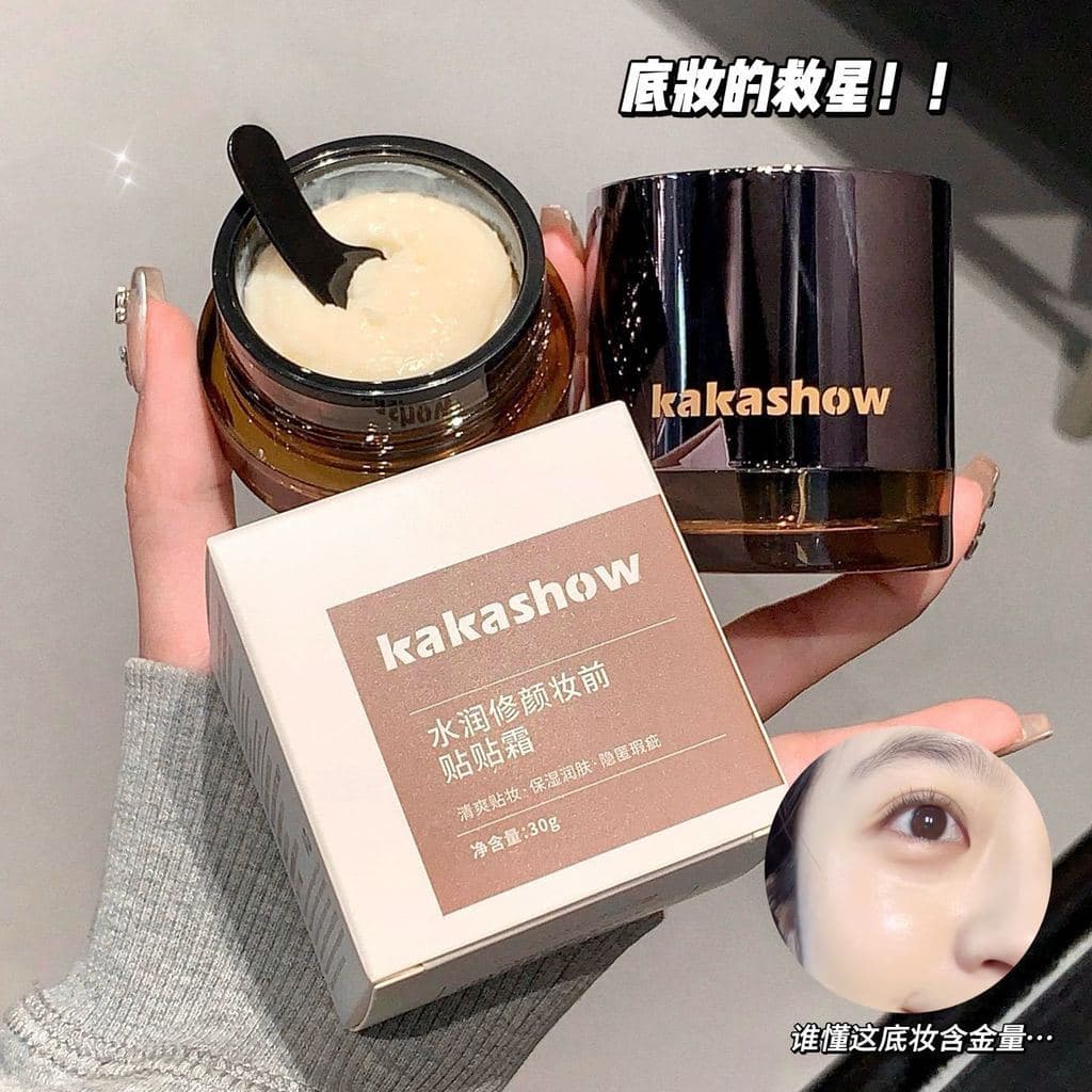 Kakashow hidratante rosto reparação maquiagem Primer creme hidratante claro sedoso foco macio sentimento serviço nu maqu
