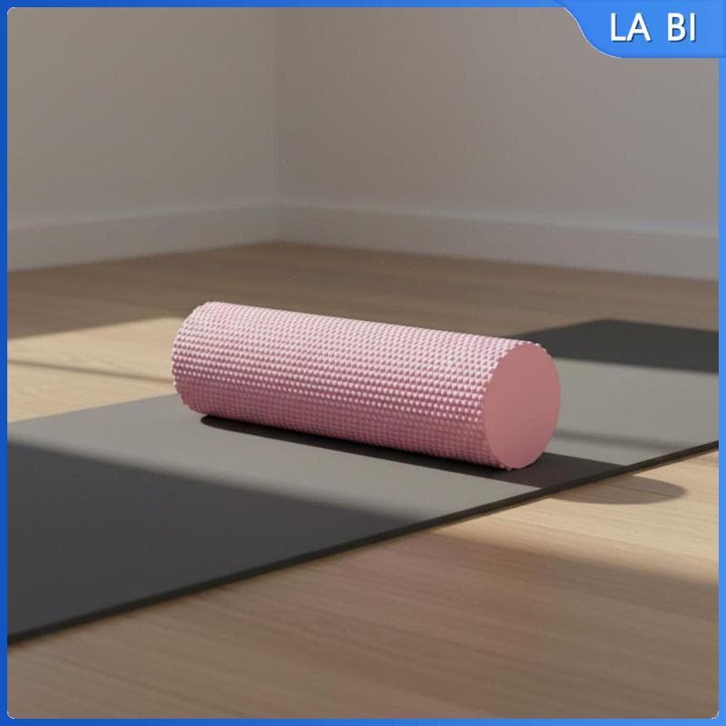 [Wishshopeehhh] Rolo De Espuma Eva Texturizado Massagem Fitness Coluna De Ioga Para Academia Em Casa E Recuperação Muscu