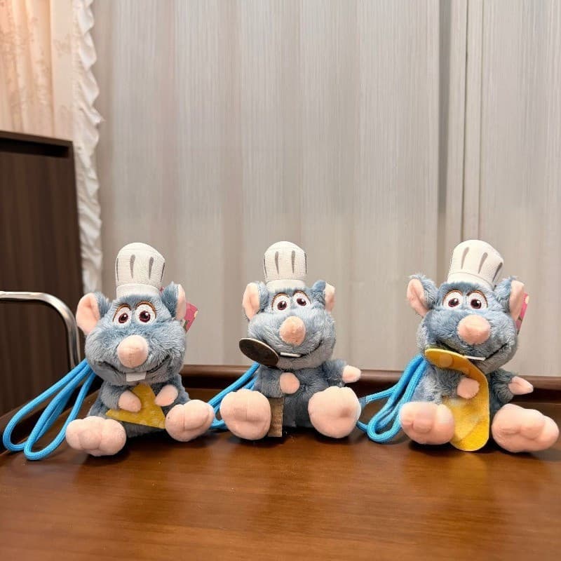 Cozinhar Mouse Rei Pingente De Pelúcia Loja Boneca Animal Pequeno Presente Chaveiro Brinquedo