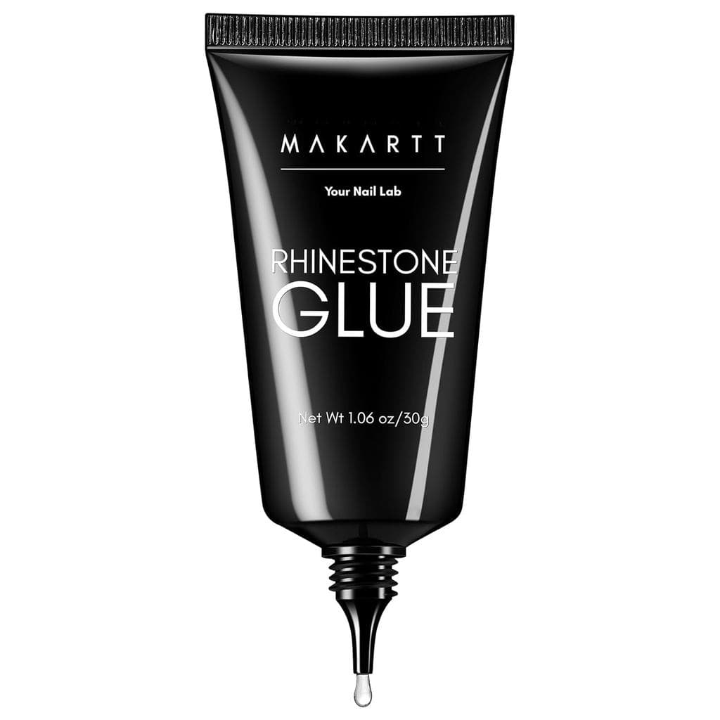 Gel para Unhas com Strass Makartt: Cola para unhas em gel super forte para decoração de unhas com pedras preciosas, arte
