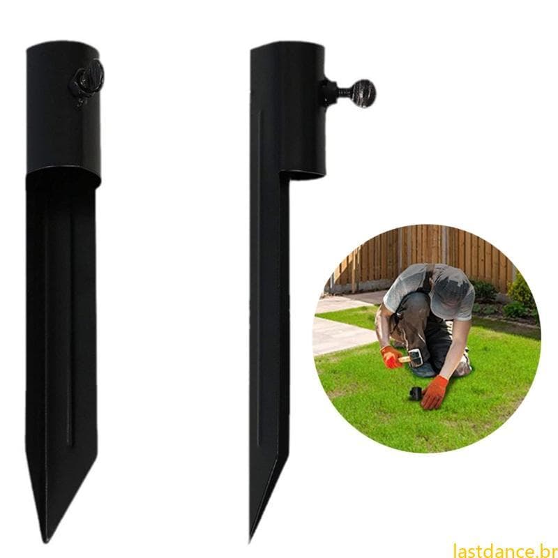 Las 4 Estacas Luz Ar Ferro Resistentes À Ferrugem Fáceis Usar Para Uso Jardim Tochas Solar