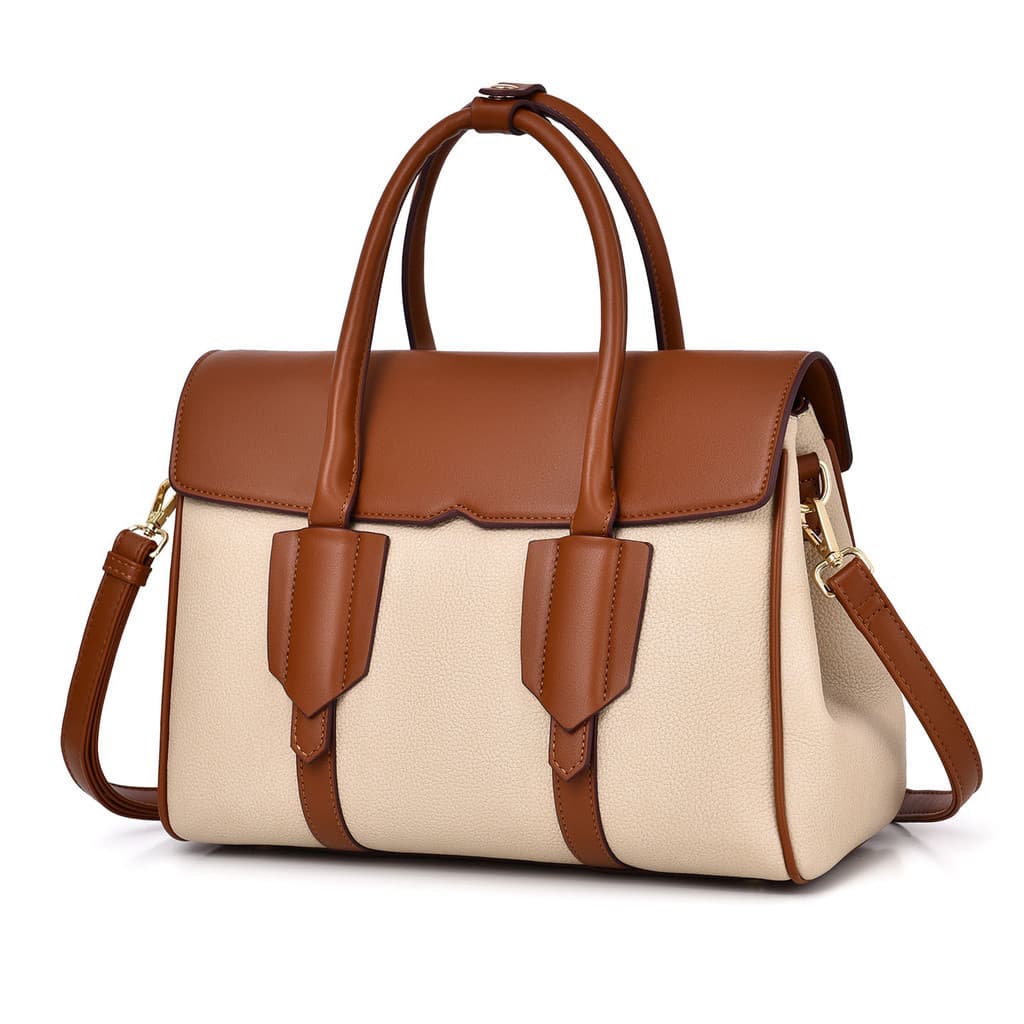 2026 novo estilo bolsa de grande capacidade feminina Commuter computador saco moda contraste cor de um ombro grande saco