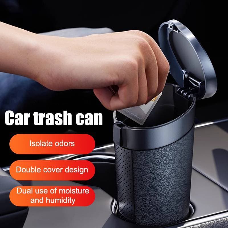 TOP Lixeira Universal Para Carro , Mini Organizador De Poeira Interior Do Saco De Lixo , Recipiente Caixa De Armazenamen