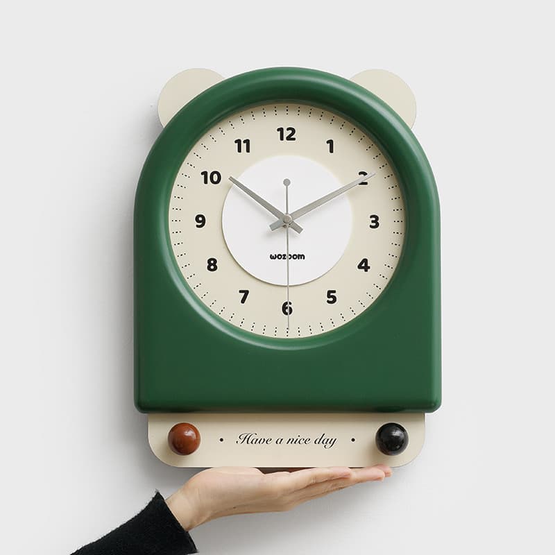 Wozoom casa estilo creme preciso relógio de parede sala estar 2026 novo estilo casa Retro criativo relógio parede