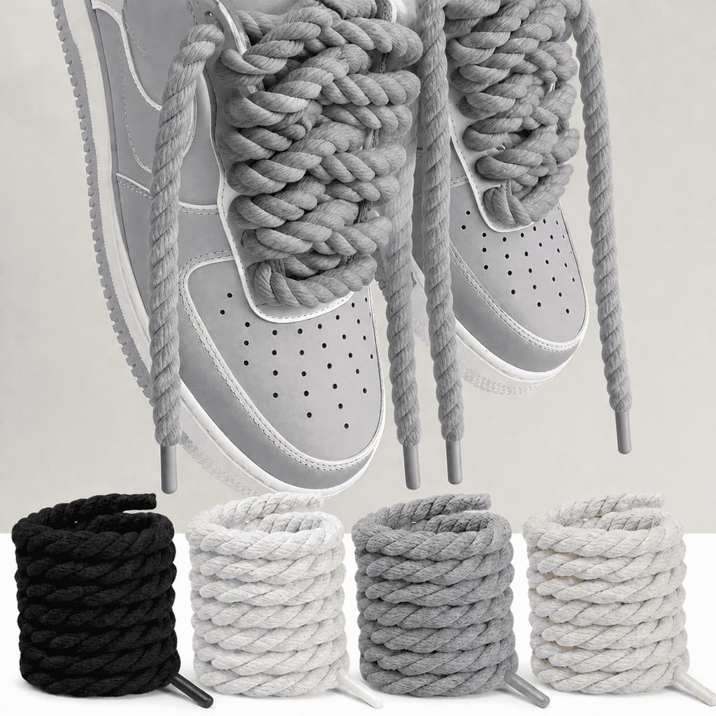 Cadarço São Francisco Rope Lace Corda Náutica Trançado Grossa Redondo 8mm Não Desfia