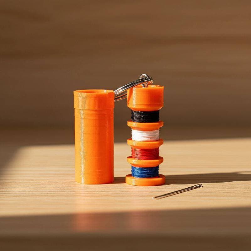 [Well HOME] Kit De Armazenamento De Costura Portátil Para Remendos De Botões De Vestuário Sem Linha De Agulhas Incluídas