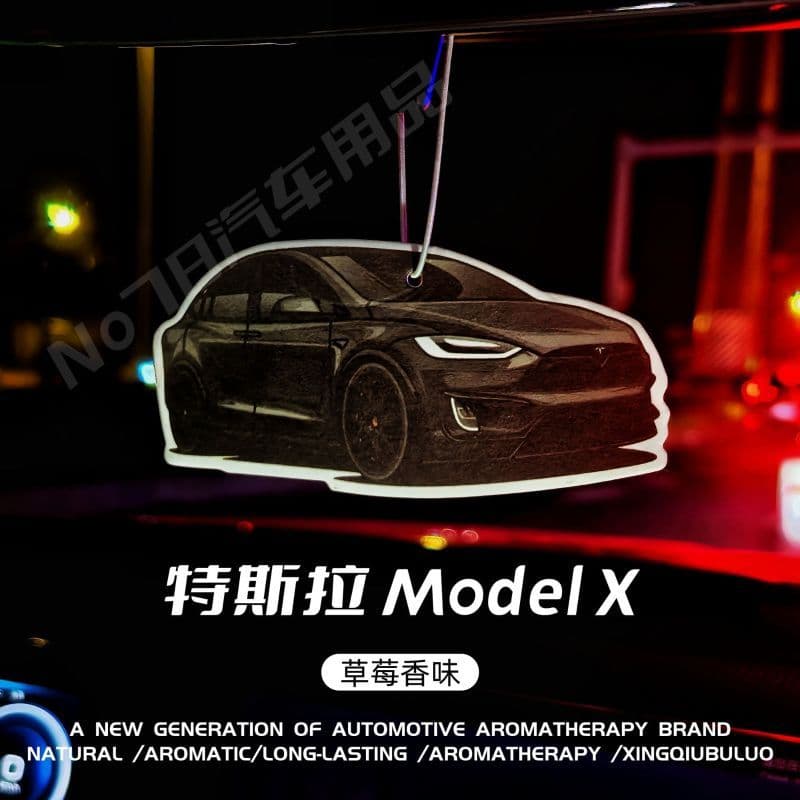 [Desconto Super econômico] Adequado para Tesla model3 Fragrance Tablet modelymodelx Carro Fragrância Tablet Espelho Retr