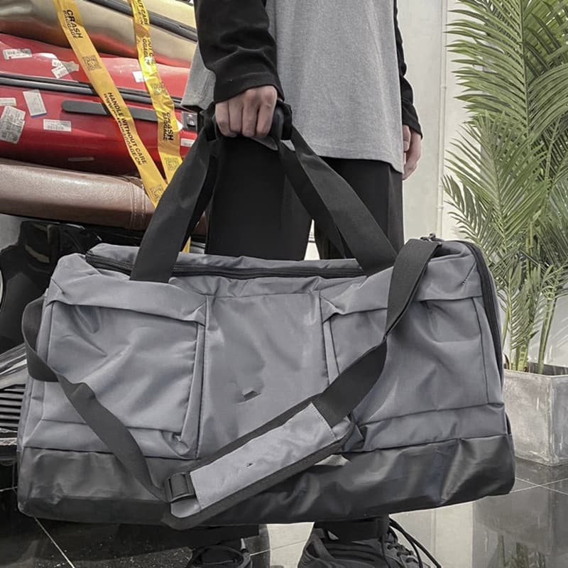 Bolsa de viagem separação seca e molhada grande capacidade bolsa mensageiro portátil bolsa de treinamento Fitness ca