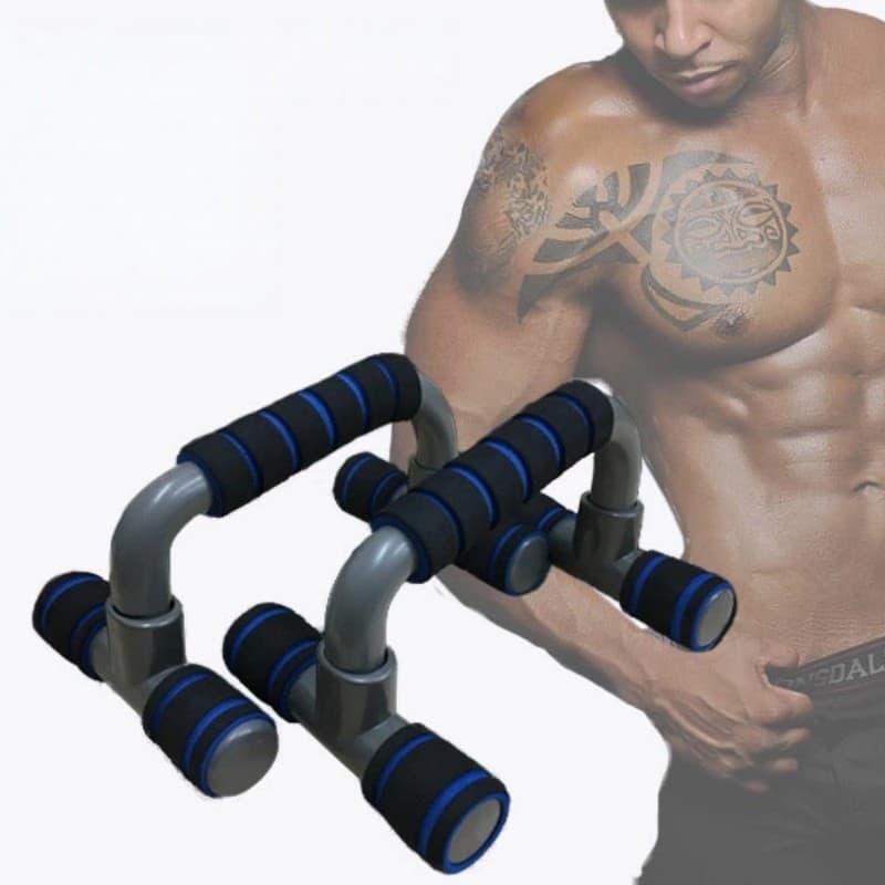 Suporte Para Flexão De Braço Ergonômico Par Aparelho Malhar Peito