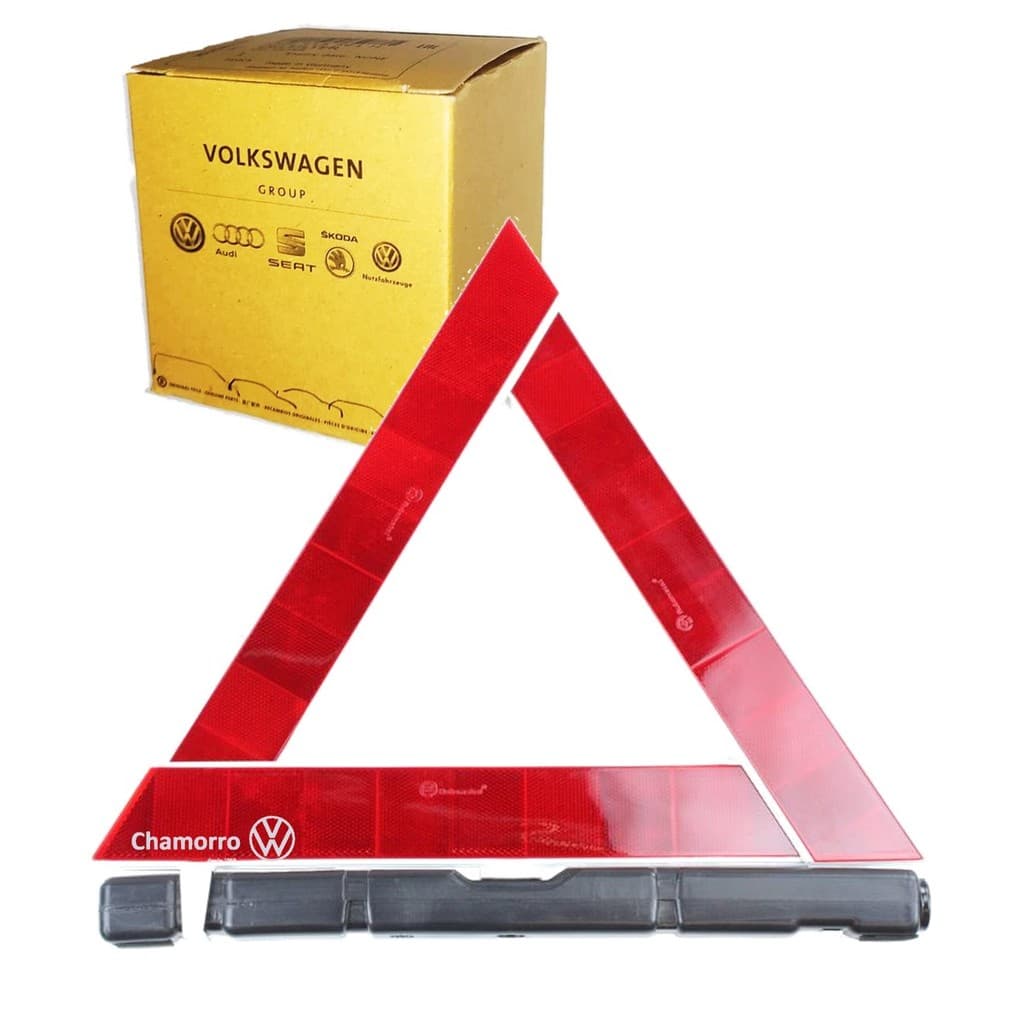 Triângulo Sinalização Emergência Atenção Veículo Original Volkswagen 377860250