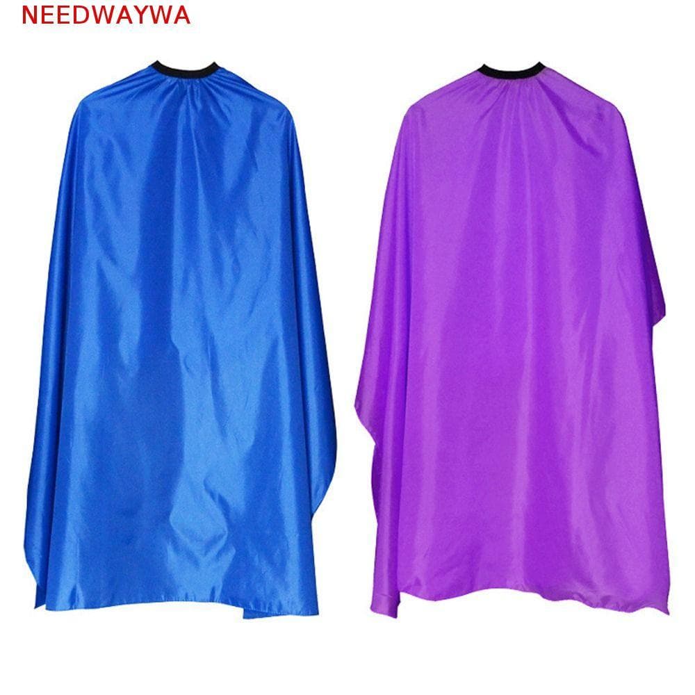 NEEDWAYWA Avental De Cabeleireiro À Prova D'água , Capa De Corte De Cabelo Para Salão De Barbeiro Vestido Tingido
