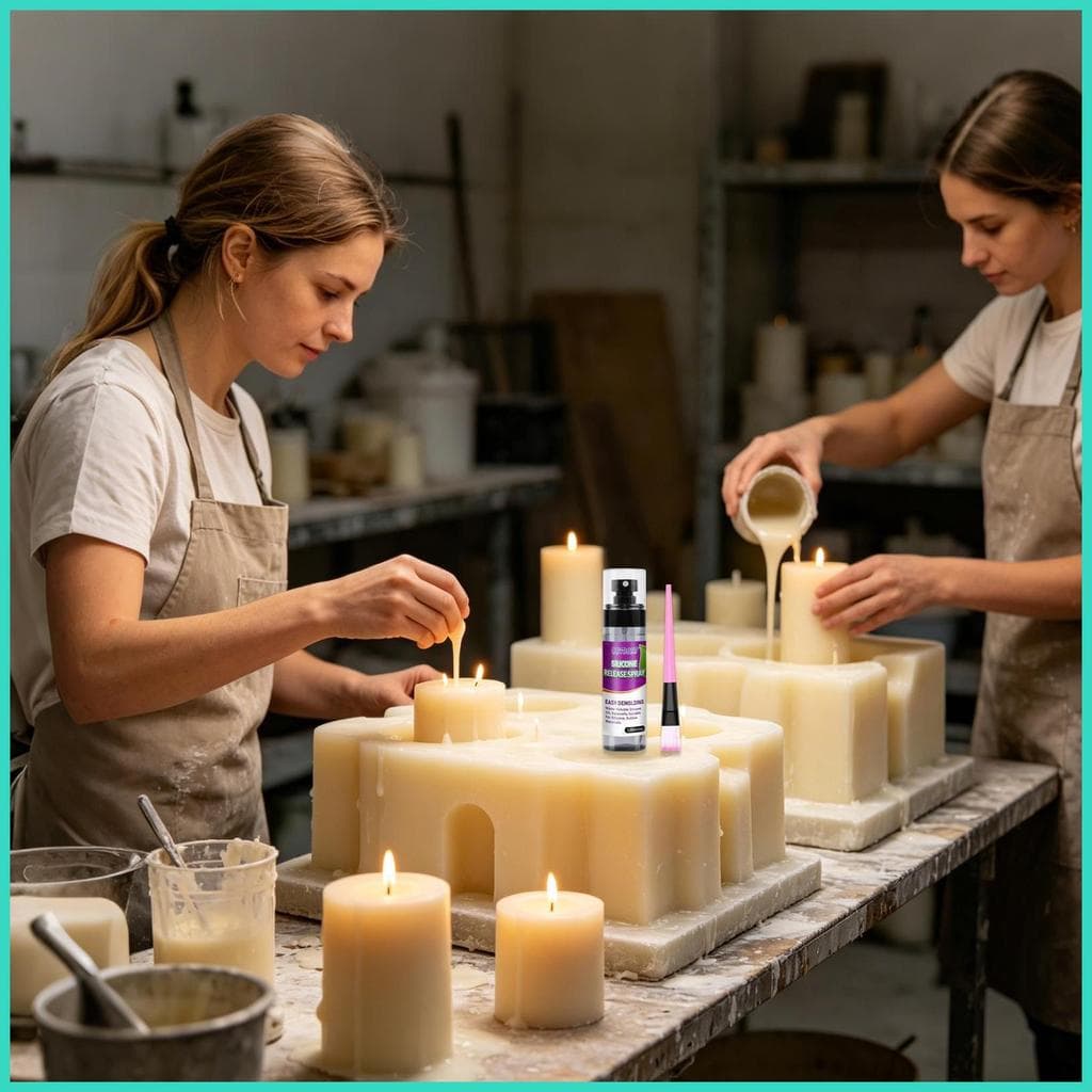 Spray De Liberação De Silicone 120ml Portátil De Secagem Rápida Antiaderente Molde Epóxi Para Decorações De Casa ningchb