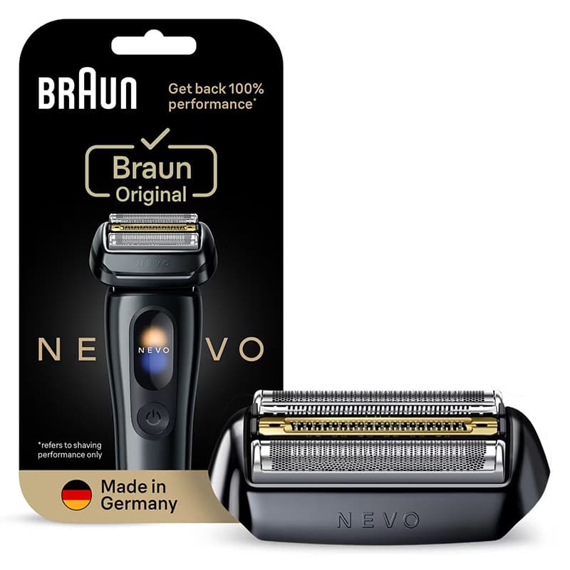 Braun NEVO-B Substituição Barbeador Folha Cortador Bloco Ultra Suave Mais 250 Diamante Lâminas Afiadas Caber Série Barbe