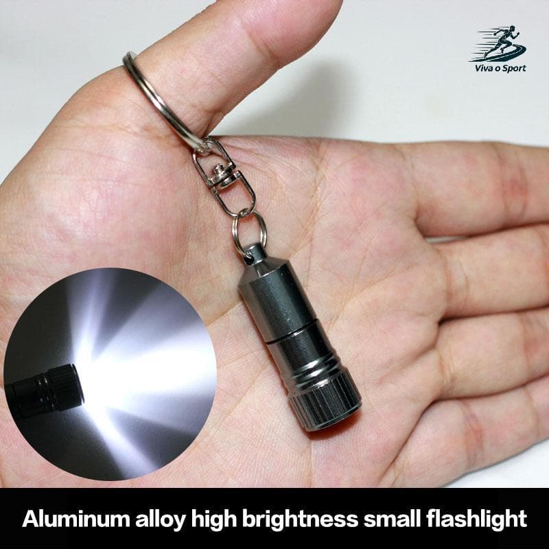 Viva o Sport Portátil Mini Lanterna LED Chaveiro Multifuncional Poeta Caminhadas Ao Ar Livre Camping BR