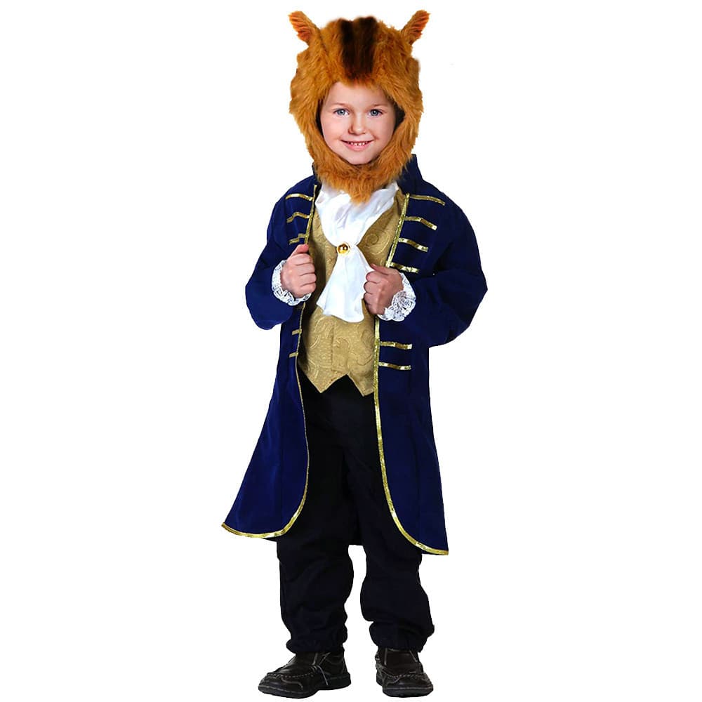 Terno Da Bela E A Fera , Fantasia De Cosplay De Conto De Fadas Infantil Para Performance Show