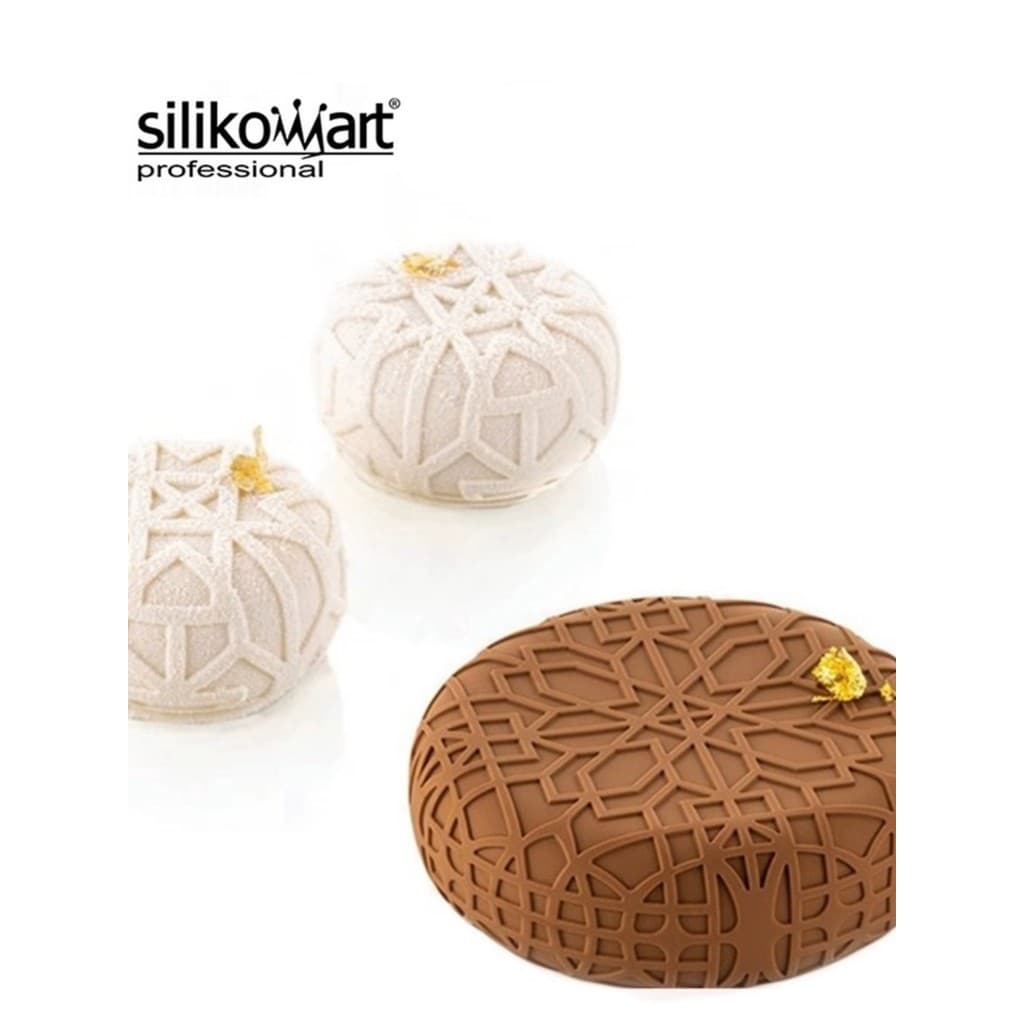 Itália Silikomart Mist Conjunto de moldes de Silicone para Mousse/molde para bolo SF370 30.446