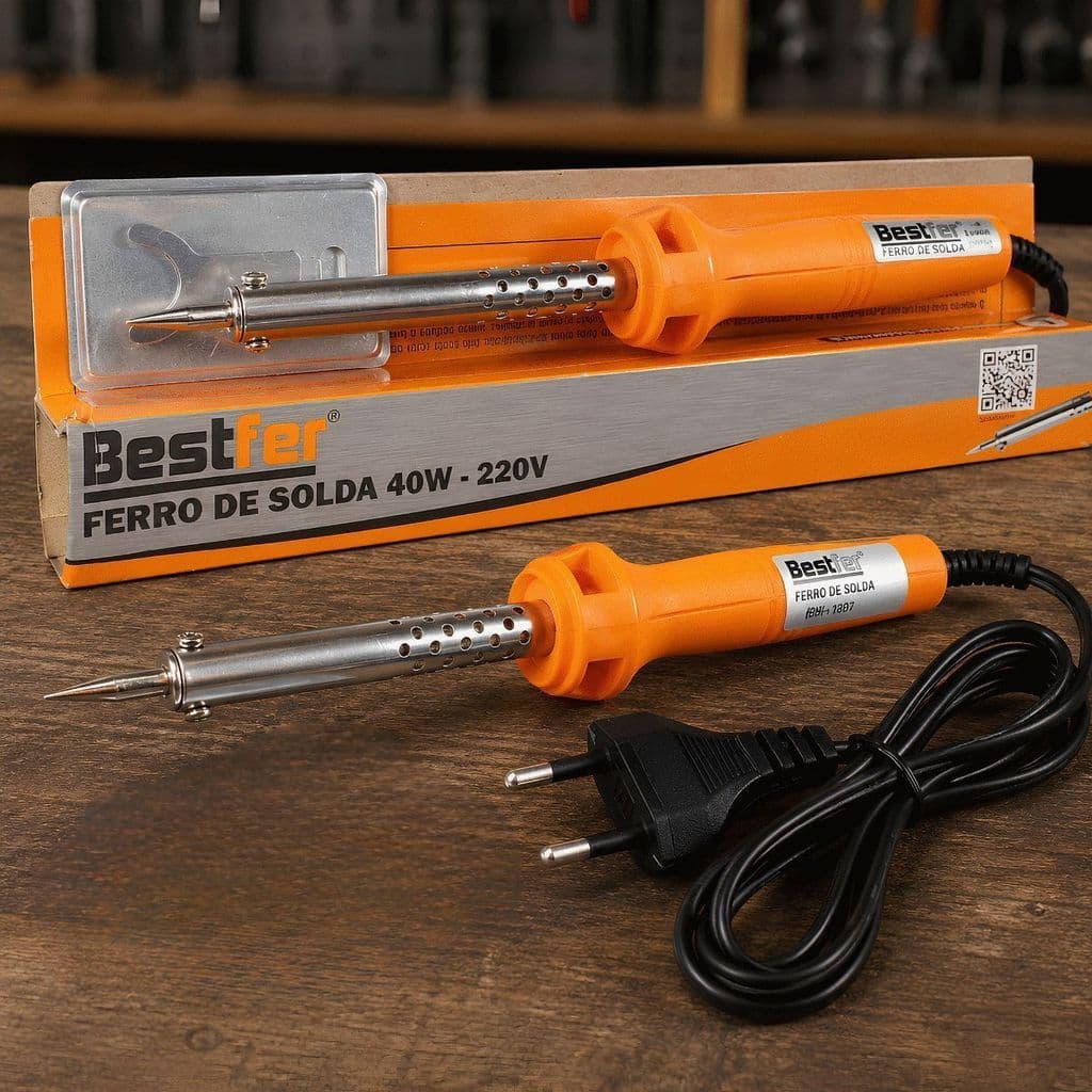 Ferro de Solda Bestfer BFH1687 40W 220V Aquecimento Rápido