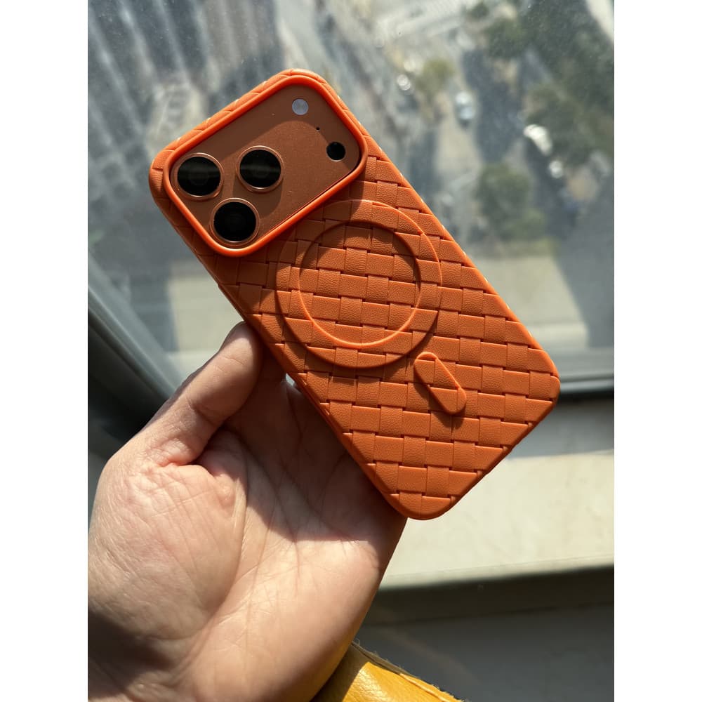 Medição de código Haha BV trançada adequada para Apple iPhone17 Capa de telefone 17pro Capa protetora 17ProMax Capa prot