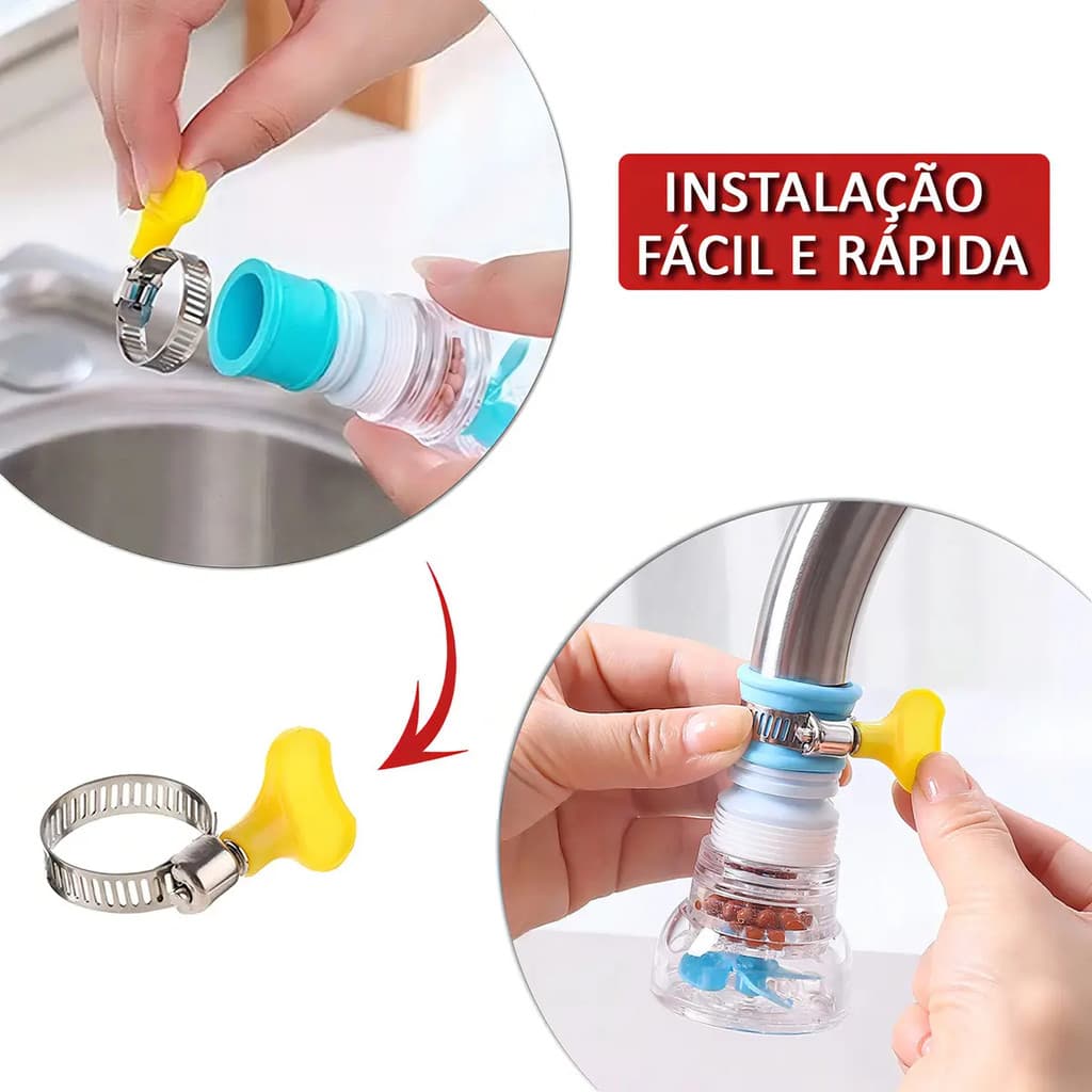 Arejador de Agua Adaptador para Torneira Cozinha cores