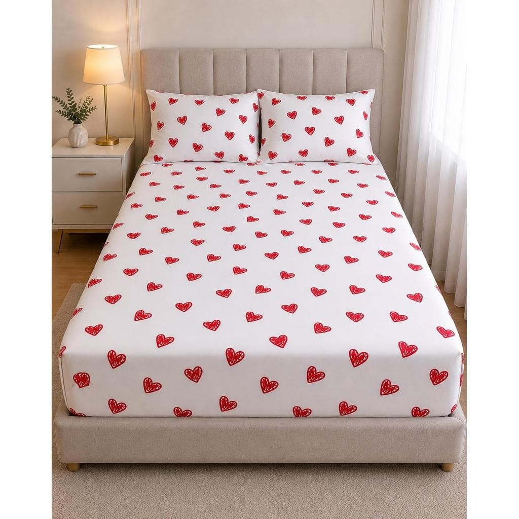 Jogo de cama casal Padrão, Queen, king  400 Fios Micropercal  03 peças