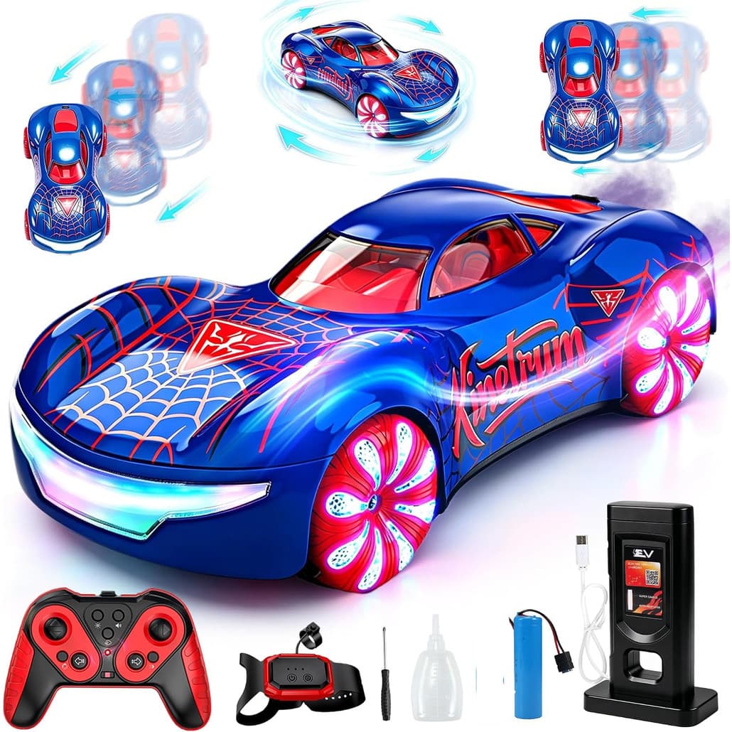 Carro Acrobático RC Com Detecção De Gestos , De Controle Remoto 4WD De 2.4 Ghz Para Meninos De 4 A 12 Anos | 360 ° Deriv