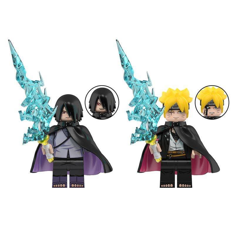 Capítulo juvenil Boren Chuan Minifigura Konoha Uchiha Sasuke Naruto Comics Mercadoria Bloco de Construção Brinquedos