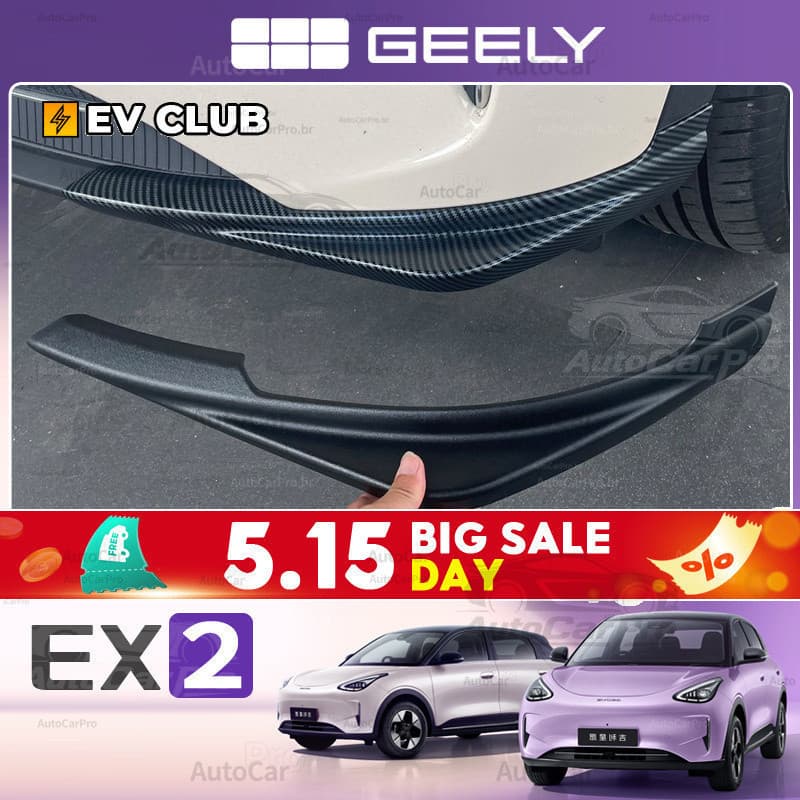 Protetor de canto frontal dedicado para o carro Geely EX2 ev/e.mas 5/Proton emas 5. YMJC