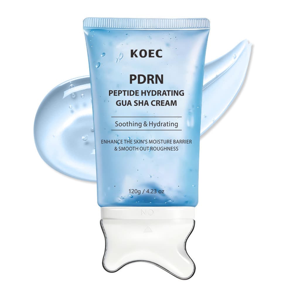 Gel Hidratante Polipeptídeo PDRN Com Efeito Gua Sha Para Rosto E Pescoço