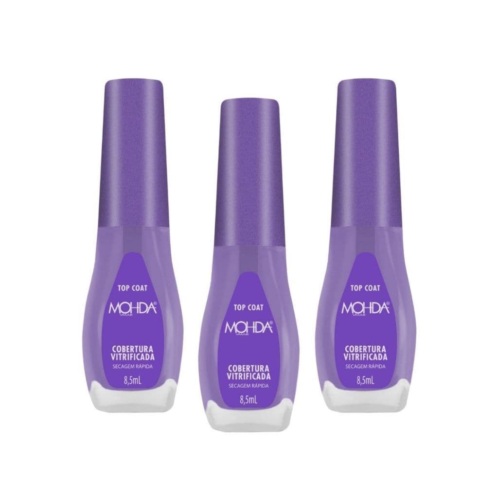 Kit c/ 3 un - Cobertura Vitrificada Mohda 8,5ml