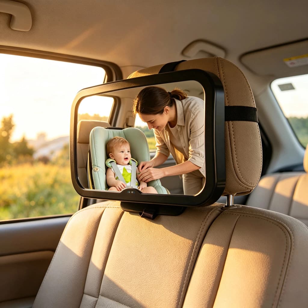 1/2 Pcs Espelho Retrovisor Do Assento Do Carro,AcessóRios De SegurançA Para BebêS.