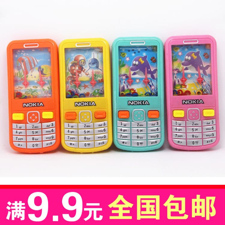 Imitação Nokia máquina de água do telefone móvel anel brinquedo modelagem do telefone móvel máquina água tenda brinquedo