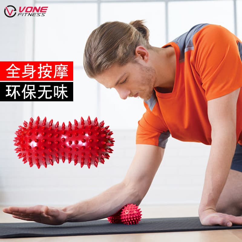 VONE bola de amendoim massagem bola pescoço clipe relaxamento muscular bola Plantar fáscia bola Fitness músculo profundo