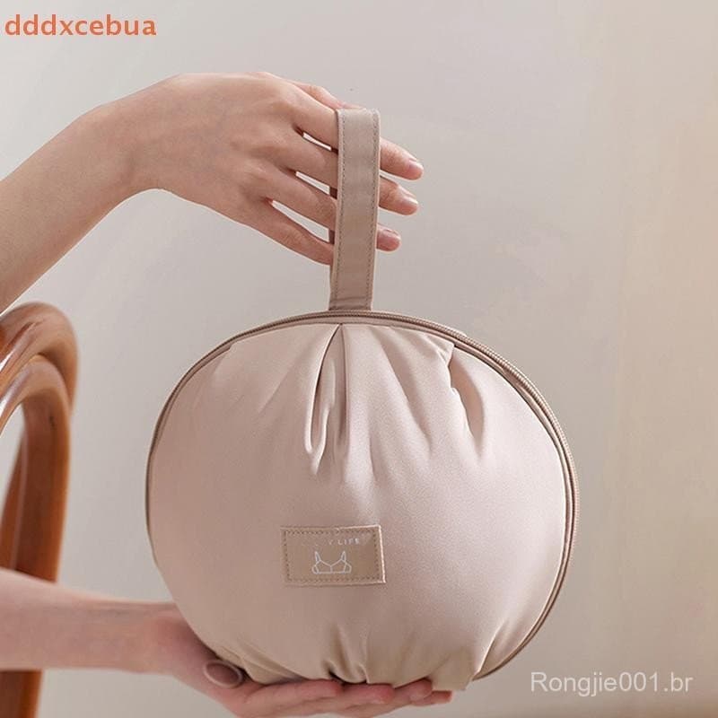 [dddxcebua] 1 Peça De Roupa Íntima Portátil Para Viagem , Meias , Organizador De Sutiã , Bolsa De Armazenamento De Fibra