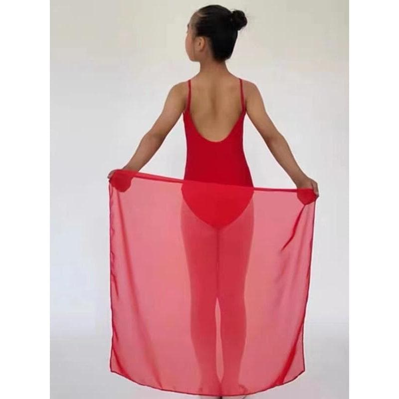 Lenço de seda grande dança vermelha perfumado chiffon desempenho adereços lenço quadrado Yangko lenço flor reunião anual