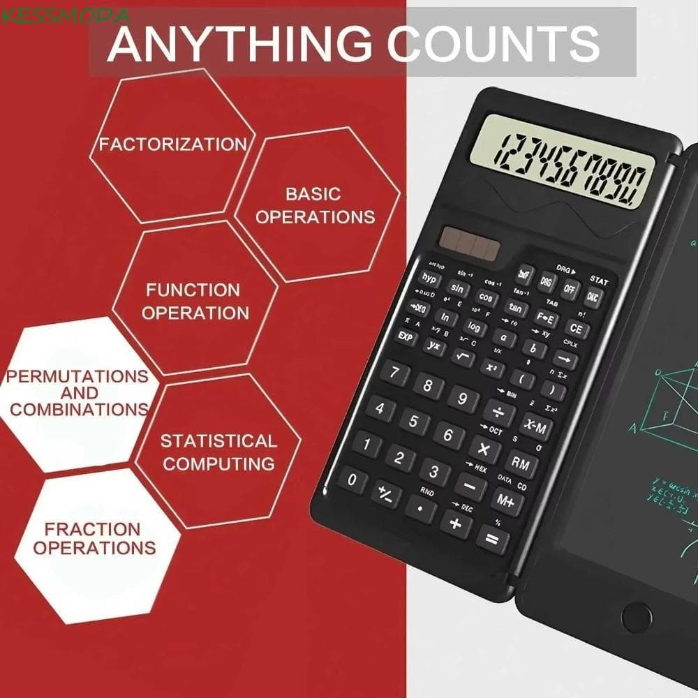 Calculadora Dobrável , Científica De Design Com Tela LCD , Suporte Para Caneta Stylus