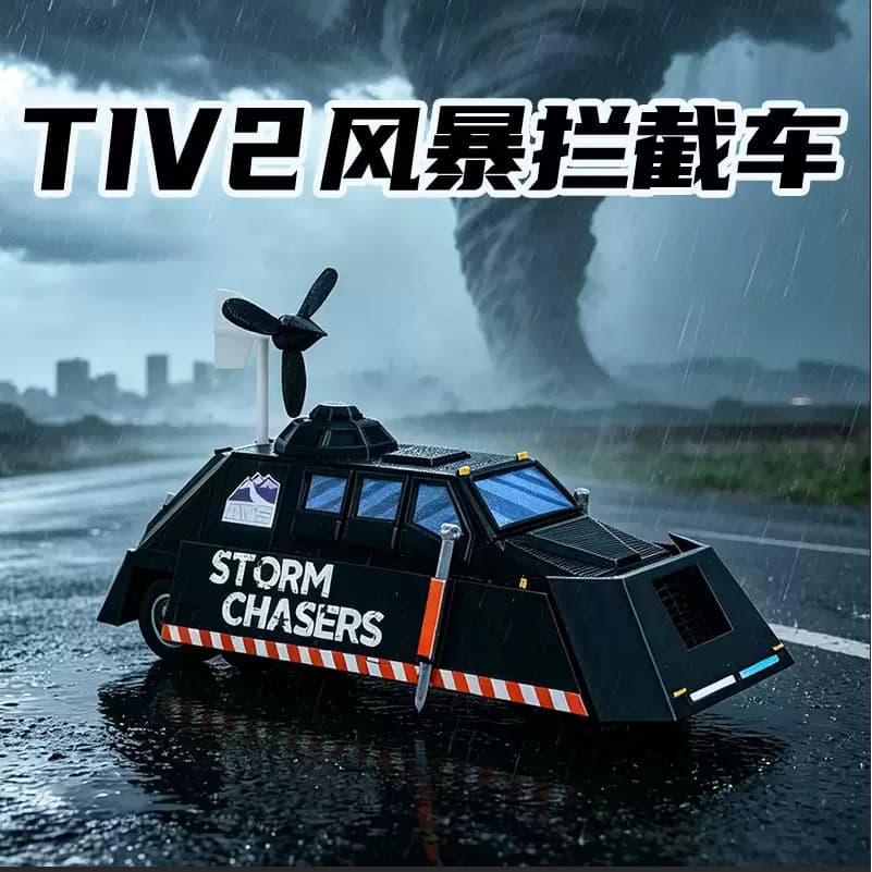 Storm Chaser Veículo TIV2 Modelo Carro Impressão 3D Brinquedo Móvel