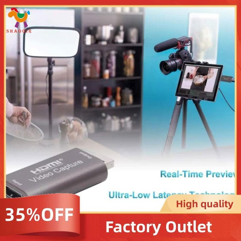 4K-Placa De Captura De Vídeo Compatível USB 3.0 HDTV Grabber Gravador Para DVD Filmadora Câmera Gravação Streaming Ao Vi