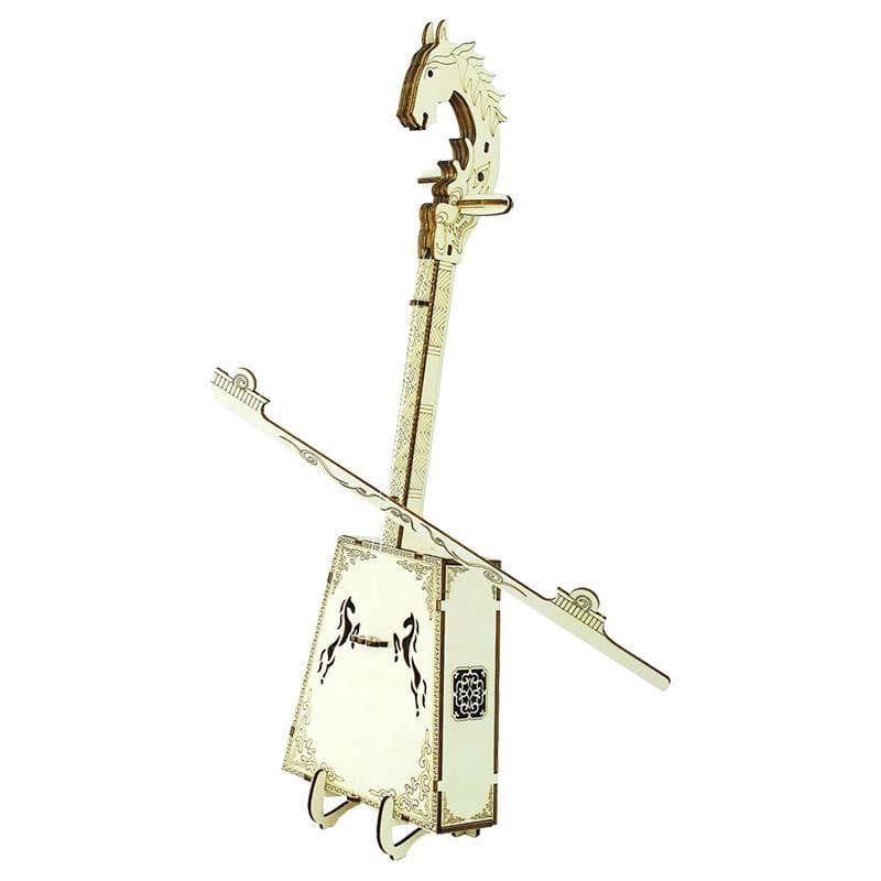 Mongol 3d quebra-cabeça tridimensional de madeira cabeça de cavalo ornamentos de Piano brinquedos educativos infantis co