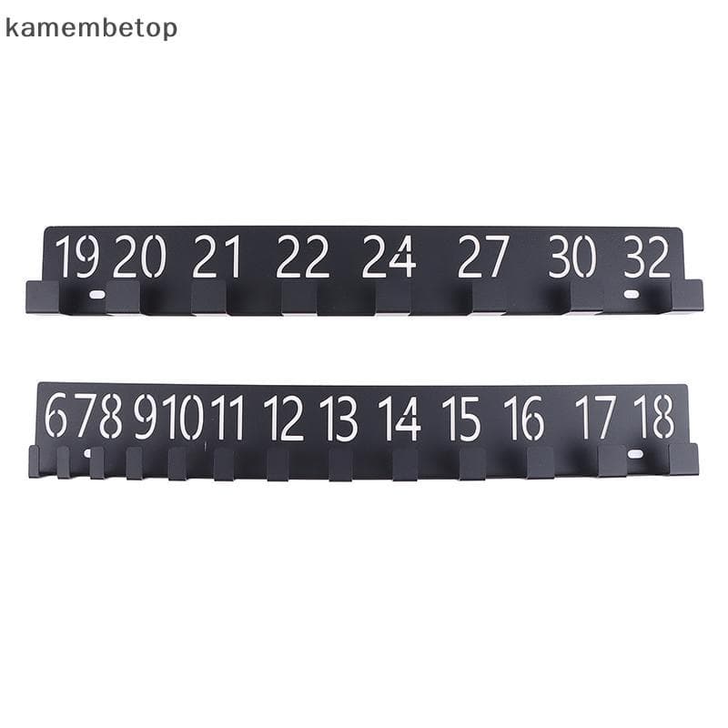Suporte De Chave Montado Na Parede , Organizador De Parafuso De Metal Resistente Durável Com Slots Numerados Para