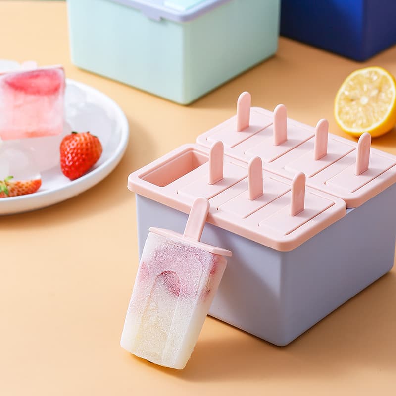 Molde de picolé de qualidade alimentar, sorvete, modelo de picolé caseiro, picolé doméstico, sorvete criativo para crian