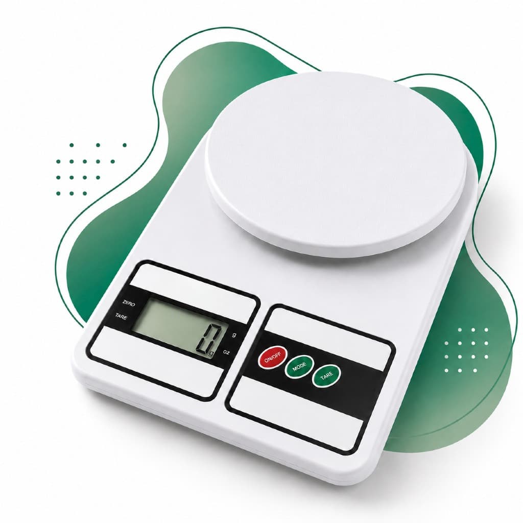 Balança Digital Cozinha 10Kg Precisão Balança de Alimentos Cozinha