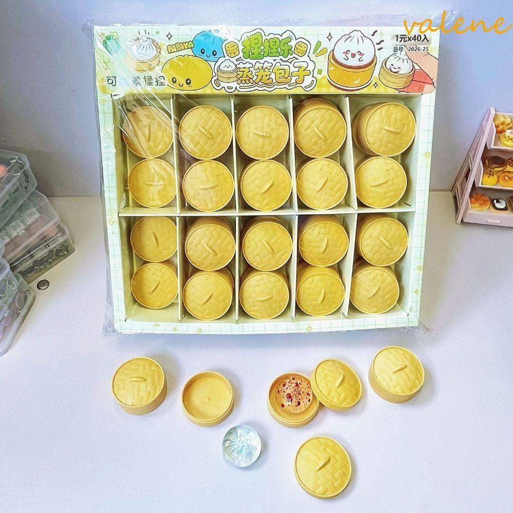 Pão De Cristal Mole VALENE , Com Vaporizador Macio E Fofo Mini Bolinhos , Brinquedo Sensorial Em Forma De Comida