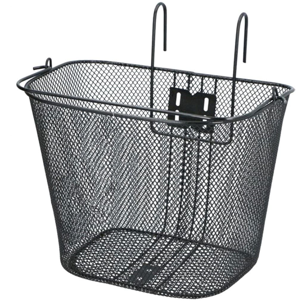 Quadro de malha de bicicleta dobrável cesta de ferro do carro guiador frente reboque cesta traseira do carro cesta de mã