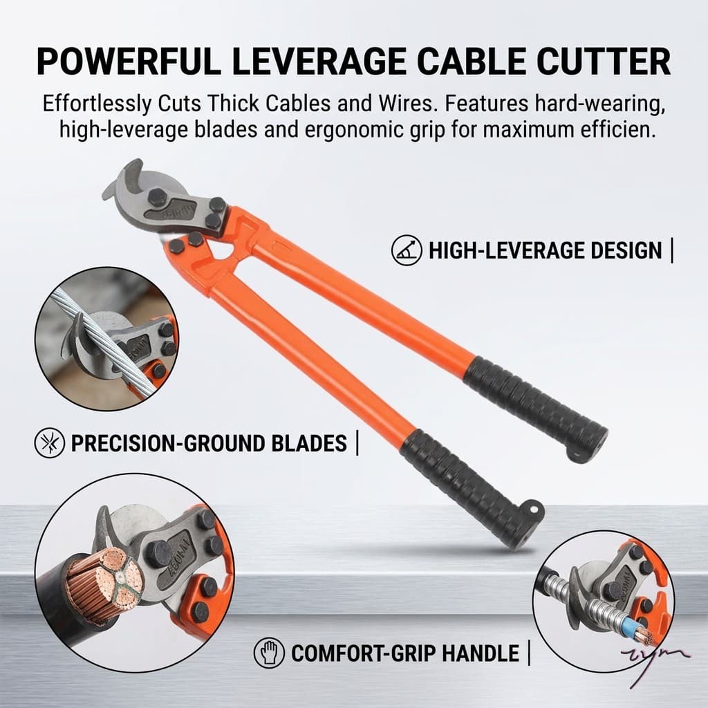 Cortadores Resistentes Do Fio De Aço Manual Cortador De Cabo Para A Telecomunicações Elétrica Automotivo 35cm 45cm